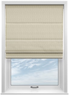 Braemar, Light Ecru - Motorised Roman Blind